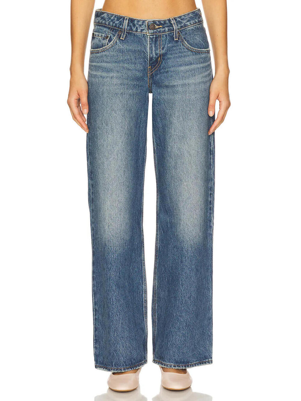 EUC Women's Levi's Low Loose Premium Denim Jeans Recognized Real Size 30 x 32